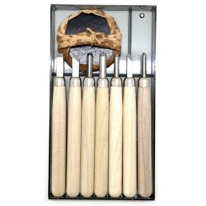 研綱 彫刻刀 10本組 【 年賀状 凸版 版画 】 : 画材・ものづくりの