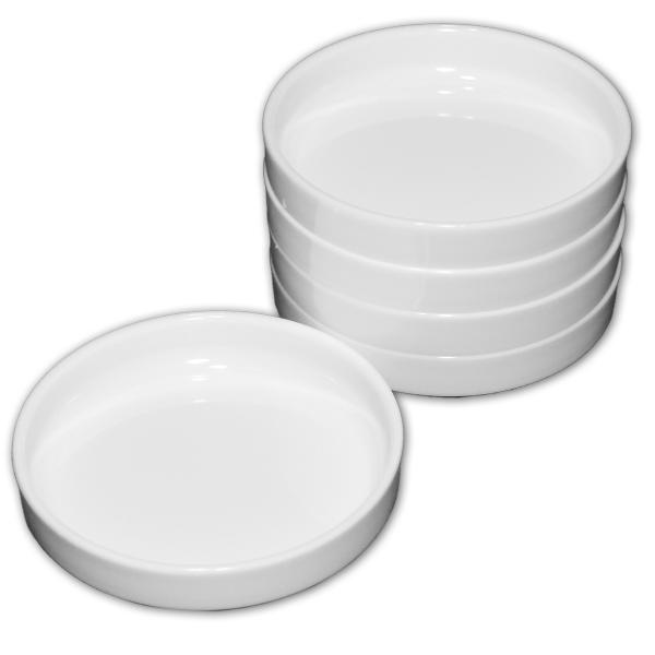 絵の具皿 径80mm 5枚組 PP製 深型 【 パレット 絵具 えのぐ 皿 絵具皿 PP製 】