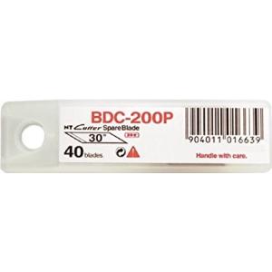[ メール便可 ] NTデザインナイフ 替刃 BDC-200P 刃角30度 40枚 【 カッター 切...