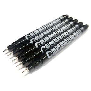 メール便可 カラーマスター ミリ 黒 5本組 0 03 0 8mm ミリペン ペン ドローイング ライン コミック イラスト a 画材 ものづくりのアートロコ 通販 Yahoo ショッピング