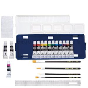 ぺんてる（Pentel） ポスターカラー クラス用 12色 セット ボックス入