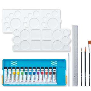 ぺんてる（Pentel） ポスターカラー 12色 11mL 新DX 絵の具セット