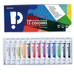 ニッカー ポスターカラー 40mL ボトル 4スカーレットレーキ