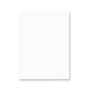 ＜在庫処分＞ 色つやボール紙 スノーホワイト(白) 四つ切