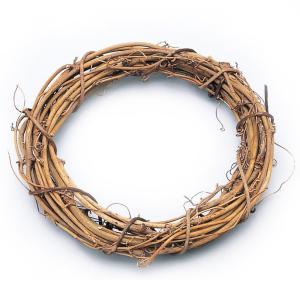 ナチュラルつるリース 直径200mm 【 つる リース ハンドメイド 素材