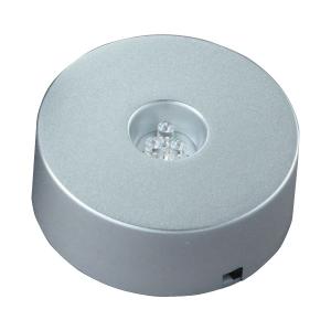 LEDライト 3灯丸型 テスト用電池付き 1個 【 ライト ランプ スイッチ 工作 光源 ランプシェード 】