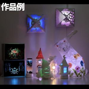 光が七色に変化! デコデコLEDライト 1灯7...の詳細画像5