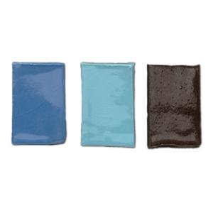 カラー陶芸粘土 1kg 単色 コバルトブルー 黒