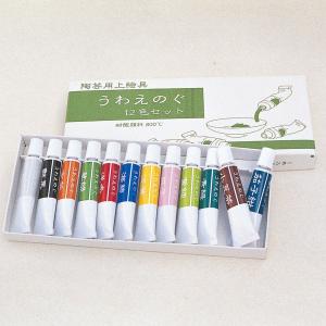 メール便可 ] 絵付け用筆セット B 7本組 【 陶芸 粘土 絵付け 筆