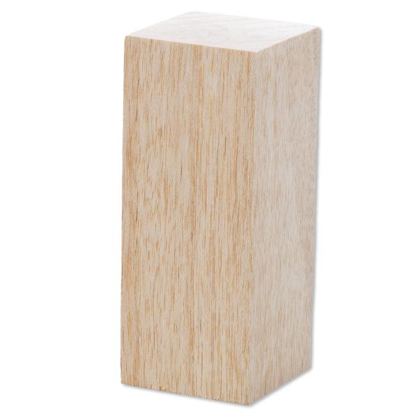 バルサ角材 約200×80mm角 1個 彫刻 木彫