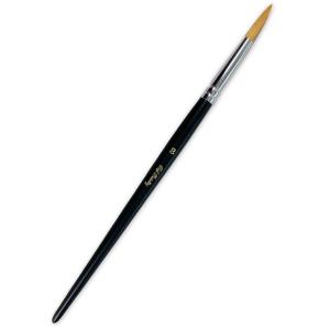 メール便可 ] トールペイント筆 ナイロン毛 スクリプト ラウンド No.6