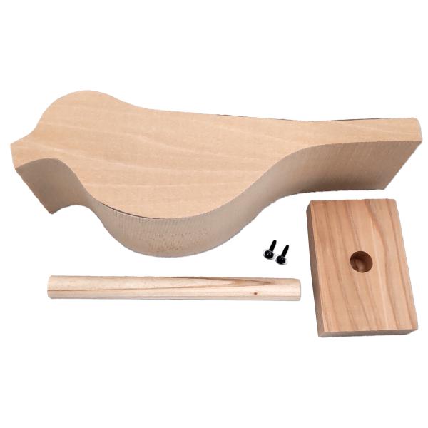 工作キット バードカービング 基本セット アユース材 アイスタジオ D60 【 木工 野鳥 木彫り ...