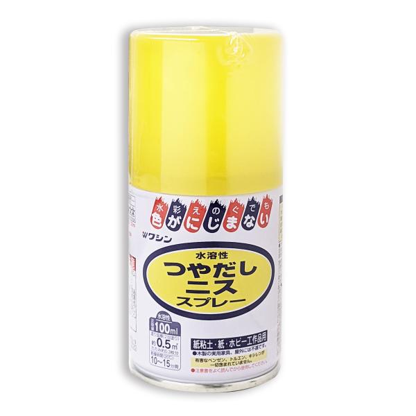 和信ペイント つや出しニス スプレー式 水溶性 100mL