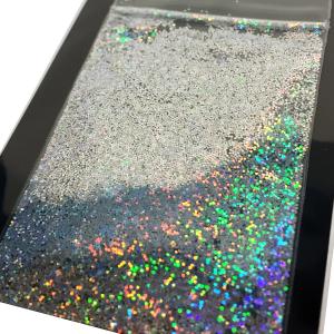 メール便可 ] ホログラム グリッター 六角形 1.0mm 4g 【 スノードーム