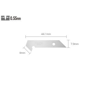 [ メール便可 ] 替刃 5枚組 オルファ Pカッタ− S型替刃 (P-450替刃)｜artloco