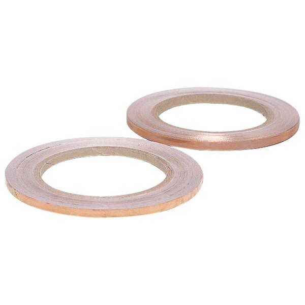 [ メール便可 ] カッパーホイル 銅テープ 裏面糊付 【 ステンドグラス はんだ 銅テープ 】