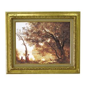 プリハード複製画　モルトフォンテーヌの追憶 モルトフォンテーヌの追憶／コロー