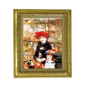 お取り寄せ品＞ 複製可愛いイレーネ ルノワール作 F6号 【 鑑賞