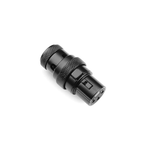 SquarePlug SPXA-FBK L型 XLRコネクター 3pin メス （ケーブル径≦6.3...