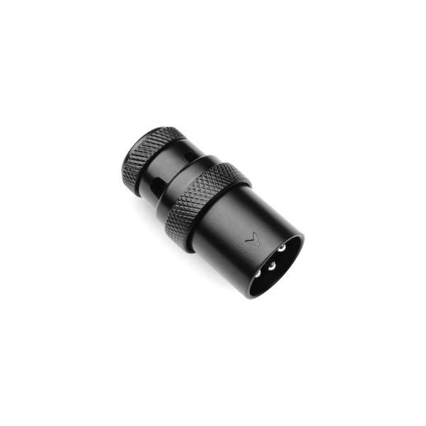 SquarePlug SPXA-MBK L型 XLRコネクター 3pin オス （ケーブル径≦6.3...