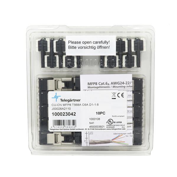 Telegartner (テレガートナー) MFP8 LANコネクター (RJ45, Cat.6A,...
