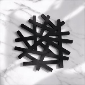 branch シリコン 鍋敷き 鳥の巣 枝 tree ブラック 黒