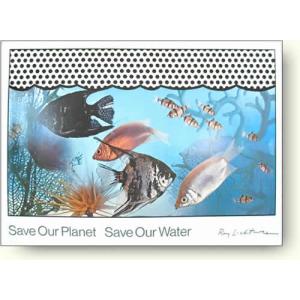 【出荷区分D】ロイ・リキテンシュタイン　Save Our Planet/Save Our Water　【アートポスター】｜artposters