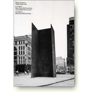 出荷区分D】リチャード・セラ ('Clara-Clara', 1983)【アートポスター