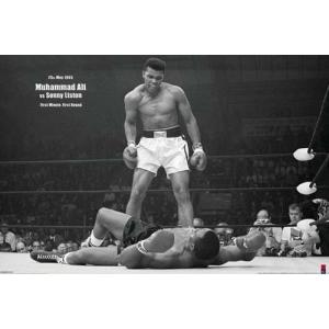 【出荷区分D】モハメド・アリ　フォトポスター Muhammad Ali vs Sonny Liston (horizontal)｜artposters