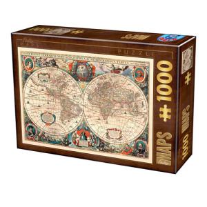ジグソーパズルD-Toys75710-MA01 Vintage Map 1000 ピース 47×68 cm - 最安値・価格比較 ...