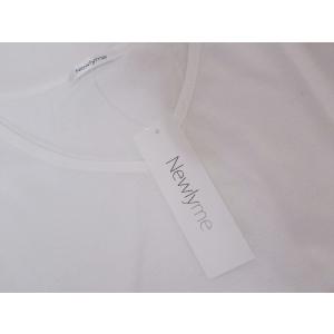 夢展望/Newlyme シンプルTシャツ ホワ...の詳細画像3