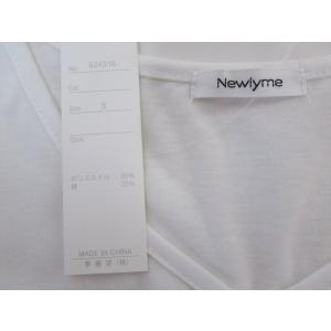 夢展望/Newlyme シンプルTシャツ ホワ...の詳細画像4