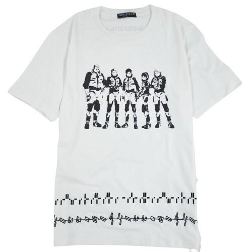 GODZILLA ゴジラ 怪獣惑星 半袖Tシャツ Mサイズ ホワイト AC-072