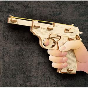 アーテック 木製輪ゴム銃 単発式 工作