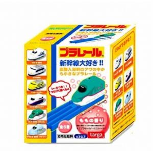 プラレール炭酸入浴料 ミニプラレールおまけ付き ももの香り