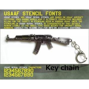 マシンガン キーホルダー SKS 45風 16.5cm】銃 サバイバル ゲーム