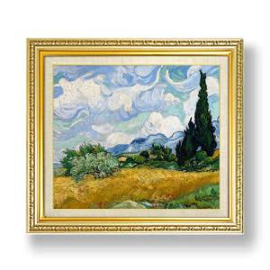 クロード・モネ ルエルの眺め F10 【油絵 直筆仕上げ 複製画】【額縁付