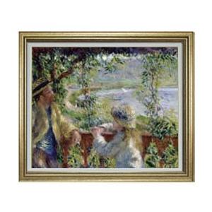 ルノワール ワーグモントのバラ F20 【油絵 直筆 複製画】【油彩 国内