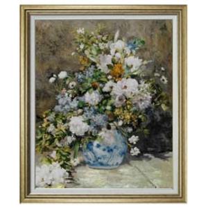 送料無料】絵画：ルノアール（ルノワール）「春のブーケ（春の花