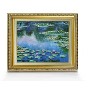 クロード・モネ　睡蓮　（5）　F6　　6号　油彩　風景画　554×463mm