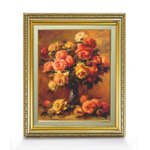 ルノワール チューリップ F6 【油絵 直筆 複製画】【布張り