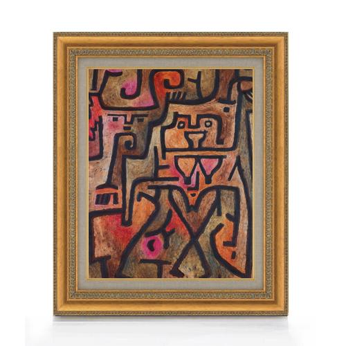 【油絵 直筆仕上げ】パウル・クレー Forest Witches F6  【額入り】 絵画 販売  ...