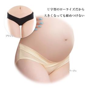 お得な同色3枚セット マタニティ ショーツ ロ...の詳細画像1