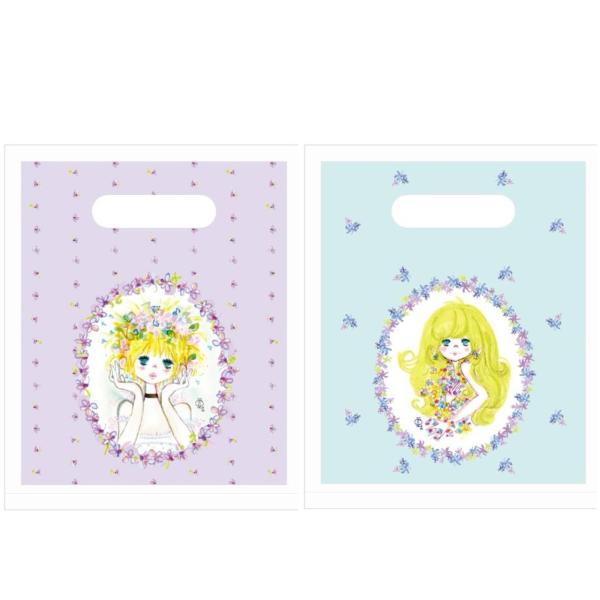 【水森亜土】EASY BAG（10枚入り）/花かんむり/ブーケ/ラッピング/水森亜土/プレゼント/キ...