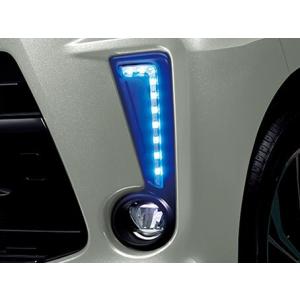 SUBARU 【ステラ・LA150/LA160 】フォグランプガーニッシュ(メッキ＋