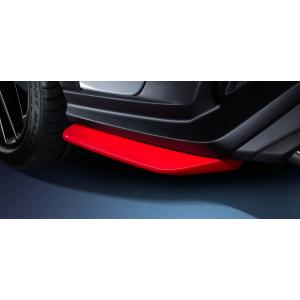 【ＳＵＢＡＲＵ・ＷＲＸ ＶＢ】ＳＴＩリヤサイドアンダースポイラー（チェリーレッド）【スバル部品】WR...