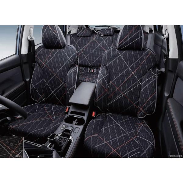 【ＳＵＢＡＲＵ・ＸＶ／ＧＴ】オールウェザーシートカバー（オレンジ）【スバル純正】★F4117FL02...