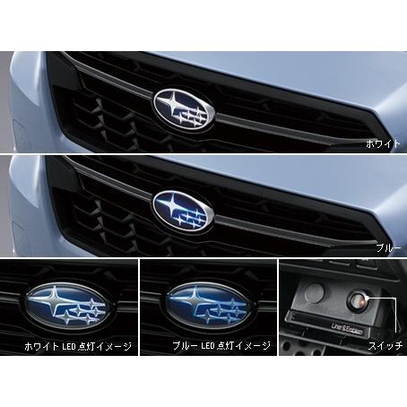 【ＳＵＢＡＲＵ・ＸＶ／ＧＴ】フロントグリル(ＬＥＤエンブレム)【スバル部品】★J1017FL440(...