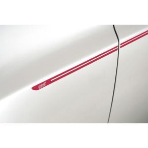 【ＳＵＢＡＲＵ  ＸＶ・ＧＰ】ＳＴＩピンストライプセット（チェリーレッド）【スバル部品】★ST910...