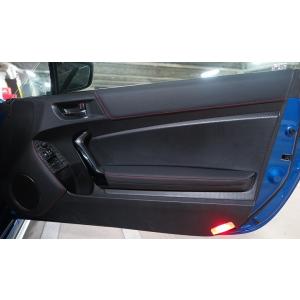 SUBARU（スバル） 【BRZ・ZC】レザー調素材巻インパネパネル(赤
